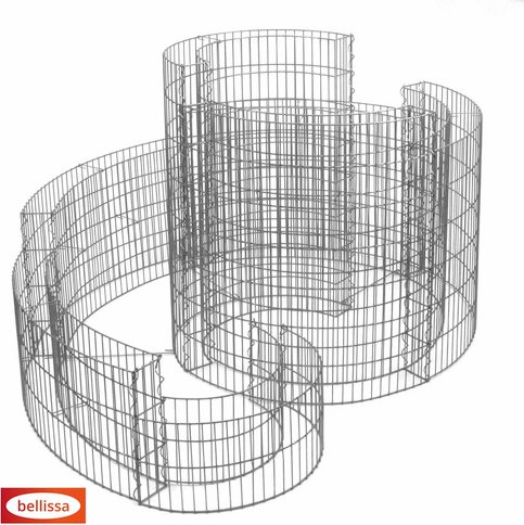 BELLISSA Kräuterspirale, BxH: 110 x 80 cm, Stahldraht - silberfarben