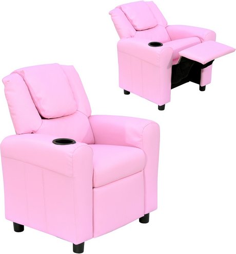 Thumbnail - HOMCOM Kindersessel, LxBxH: 62 x 62 x 69 cm - rosa