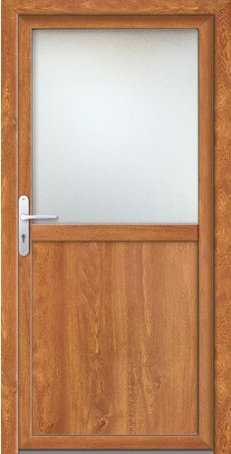 Meeth Nebeneingangstür »ProM 02«, golden oak, nach Außen öffnend - goldfarben