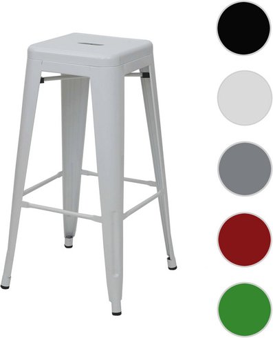 MVG Barhocker »MVG-A73«, Stapelbar - weiss