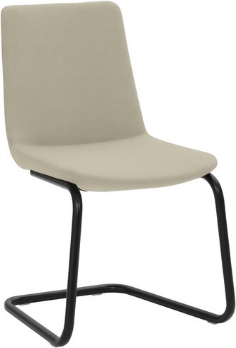 Mayer Sitzmöbel Stuhl »2008«, BxHxL: 53 x 87 x 54 cm, Stahl/Stoff - braun