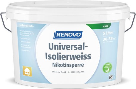 RENOVO Universal Isolierweiss »Nikotinsperre«, matt