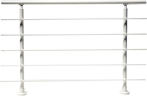 dieda Geländersystem, Aluminium, HxL: 100 x 150 cm - weiss