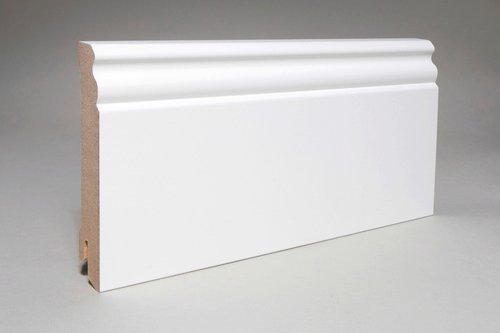 WUNDERWERK Sockelleiste, Länge: 244 cm, altdeutsch/klassisch, weiß - weiss