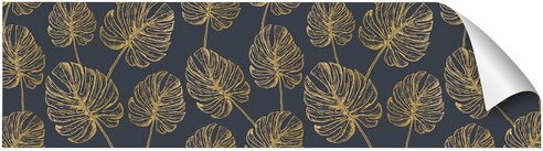 mySPOTTI Küchenrückwand-Panel »fixy«, dunkelgrau/goldfarben