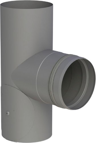 Jeremias T-Anschluss »Pellet-Line«, grau