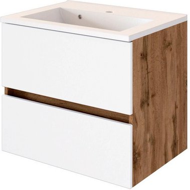 Thumbnail - HELD MÖBEL Waschtisch »Lucca«, BxHxT: 60 x 54 x 47 cm - weiss