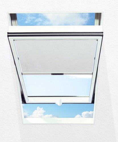 RORO Sichtschutzrollo »SR1.1«, weiß, Stoff - weiss