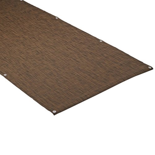 Mr. GARDENER Sichtschutzmatte, PVC, LxH: 500 x 90 cm - braun