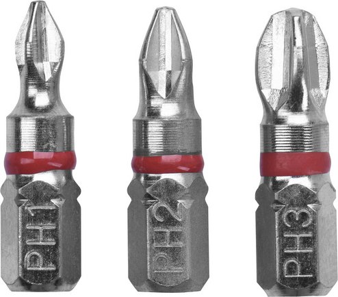 CONNEX Bitsatz, 3-teilig - goldfarben