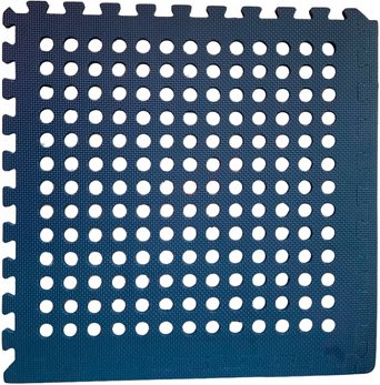 Matte, Gitterrost, 4 Teile, 61 x 61 cm, grau