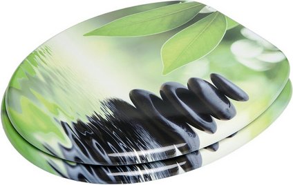 Sanilo WC-Sitz, BxL: 37,7 x 47 cm, Harmony - gruen