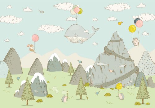 Thumbnail - KOMAR Vliestapete »Into Adventure«, Breite 400 cm, matt - bunt