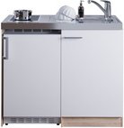 RESPEKTA Miniküche »Levin«, HxBxT: 87 x 100 x 60 cm - weiss