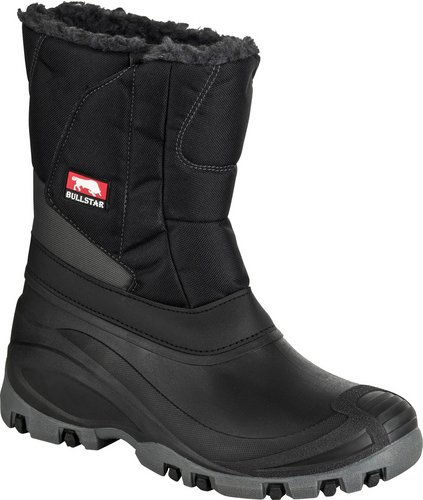 BULLSTAR Winterstiefel »YETI«, 41/42, schwarz, Kunstfaser/thermoplastischer Elastomer/Polyester - Größe 43