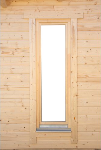 Thumbnail - WOLFF FINNHAUS Einzelfenster »Gartenhaus«, BxH: 60 x 177 cm, Isolierglas - braun