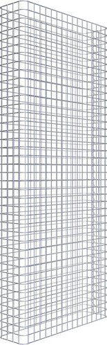 Thumbnail - Gabiona Gabionenzaun, silbergrau, Maschenweite 5 cm x 5 cm - silberfarben