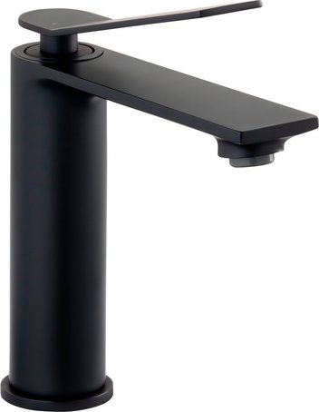 SCHÖNER WOHNEN KOLLEKTION Waschtischarmatur »Viola«, BxHxL: 17,2 x 19,6 x 5 cm, Metall, mattschwarz