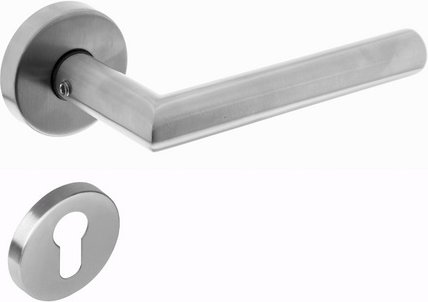 Intersteel Türdrücker, D.50x10 mm PZ-Rosetten Recht 90 Grad