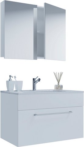 Thumbnail - VCM Waschplatz-Set »Badinos«, 3-tlg., 80 cm, weiß - weiss