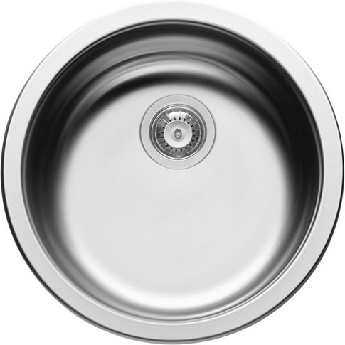 Pyramis Edelstahlspüle »CR«, Edelstahl, ⌀ 45 cm - silberfarben