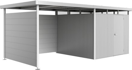 BIOHORT Seitenwand »HighLine«, Breite: 277 cm, Stahlblech, silber-metallic - silberfarben