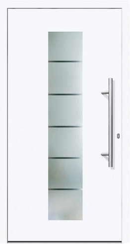 KNOCK Flügelüberdeckende Kunstoff-Haustür »LOS ANGELES«, weiß - weiss