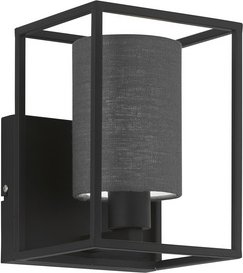 Fischer & Honsel Wandleuchte »Gilli«, Metall, 25 W - schwarz