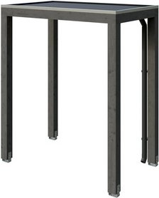 SKANHOLZ Vordach »Flensburg«, 200 x 125 cm (BxT), nordische Fichte, schiefergrau