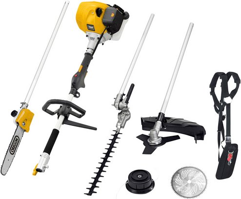 TEXAS Kombigerät »BCU52M«, Schnittkreis: 43 cm Faden / 25 cm Messer - gelb