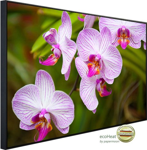 papermoon Infrarotheizung »EcoHeat - Blumen«, Matt-Effekt - bunt