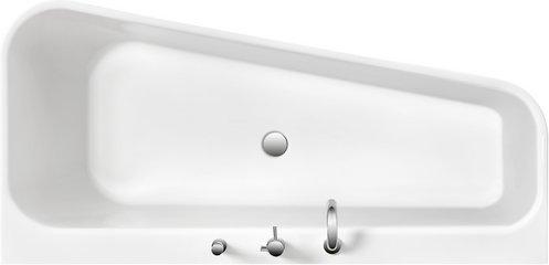 OTTOFOND Badewanne »Pino«, BxHxL: 75 x 46,5 x 155 cm, eckig mit abgerundeten Kanten - weiss