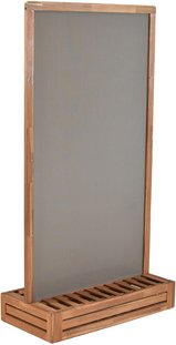 Thumbnail - Sichtschutz, LxBxH: 45 x 90 x 171 cm - braun