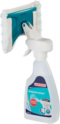 LEIFHEIT Fenster-Sprühwischer, BxL: 10,2 x 15,4 cm - weiss