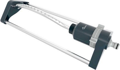 Mr. GARDENER Viereckregner, mit Hartkunststoffdüsen - schwarz