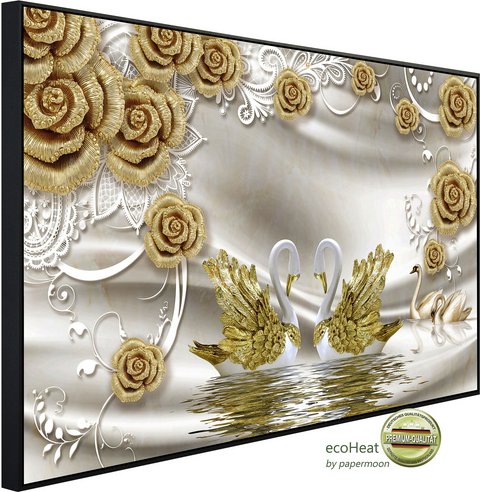 papermoon Infrarotheizung »EcoHeat - Muster mit Wasser«, Matt-Effekt - bunt