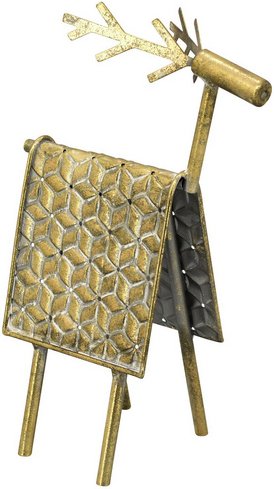 Flowerbox Tierfigur - goldfarben | silberfarben