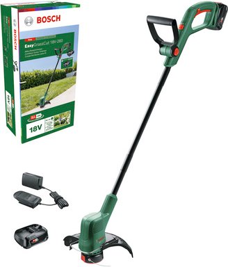 BOSCH Akku-Rasentrimmer »EasyGrassCut 18V-260«, grün, Antriebsart: Akku, 18 V - gruen