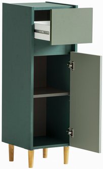 SCHILDMEYER Highboard »Lovis«, BxH: 30,3 x 90,3 cm, waldgrün - gruen