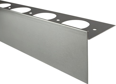 Fuchs Design Terrassenprofil-Ausführung, BxL: 7,5 x 250 cm, Edelstahl - silberfarben