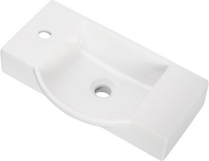 FACKELMANN Waschbecken »SBC«, BxHxT: 54,5x14,5x31,7 cm - weiss