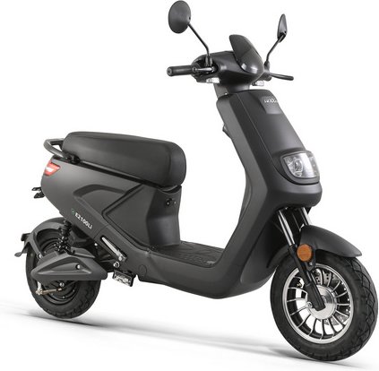 LuXXon Elektroroller »E2100Li«, max. 45km/h, Reichweite: 45 km, anthrazit - schwarz