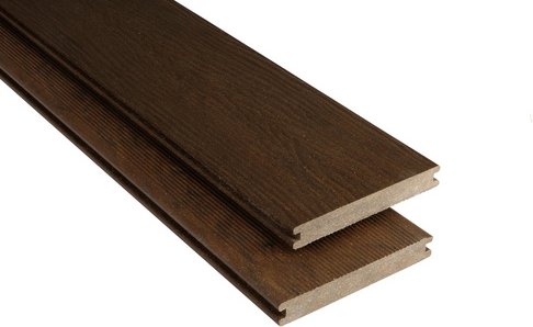 Mr. GARDENER WPC-Terrassendielen, 300 x 14,5 x 0,2 cm, WPC, braun
