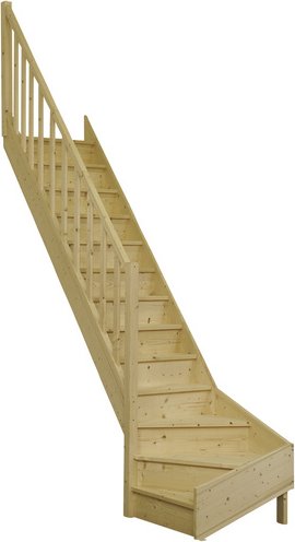 DOLLE Wangentreppe »Paris«, bis 318 cm Raumhöhe - braun