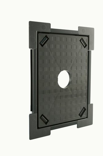 MARLEY Fliesenrahmen, Kunststoff (PVC), BxL: 18,9 cm x 23,9 cm - schwarz