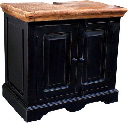 SIT Unterschrank »CORSICA«, BxHxT: 66 x 60 x 41 cm, Mango - schwarz