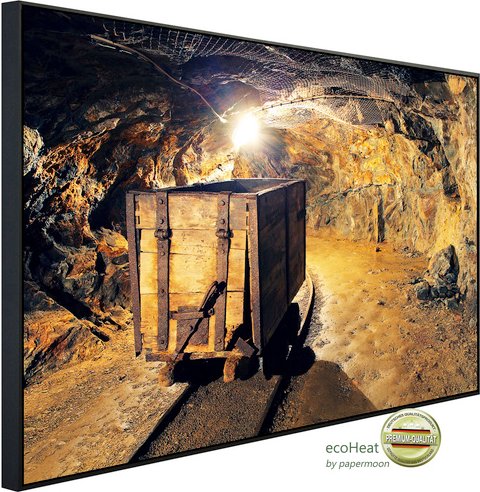 Thumbnail - papermoon Infrarotheizung »EcoHeat - Mine«, Matt-Effekt - bunt
