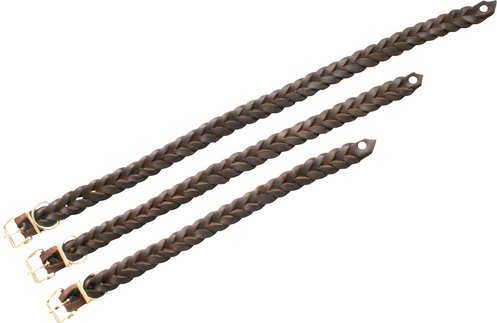 HEIM Halsband, RhS, 40 cm, Rindsleder, Braun