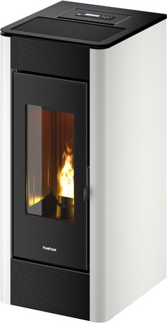 Thumbnail - FREEPOINT Pelletofen »Indaco 11«, 10,5 kW, Stahl, weiss