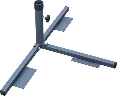 SCHNEIDER SCHIRME Plattenständer, Stahl, Rohrdurchmesser: 30 - 40 mm - grau